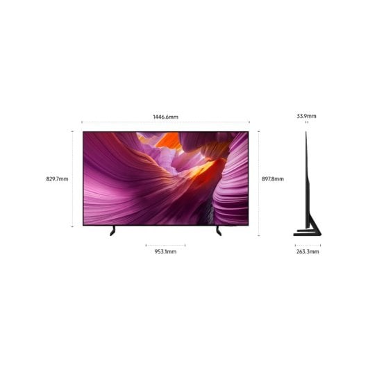 Televisor Samsung TQ65S85FAE OLED 65" 4K UHD IA HDR 120Hz FreeSync Premium Gaming Hub