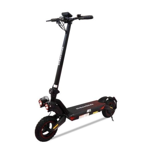 Patinete elétrico UrbanGlide ALL ROAD 5 800W Autonomia 40km Suspensão LED XXL Preto