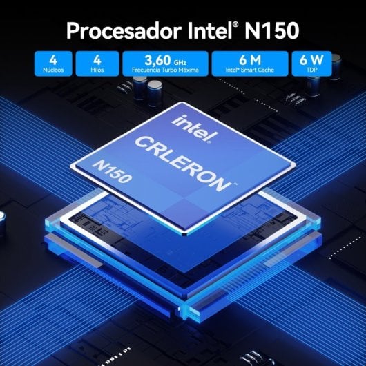 Mini PC GEEKOM Air12 Lite Intel Twin Lake N150 16GB 512GB SSD Windows 11 Pro