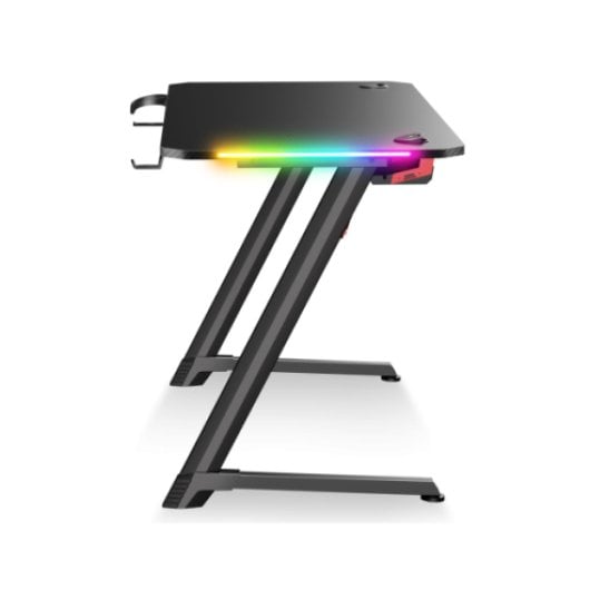 Mesa Gaming Spirit of Gamer 120cm MDF con LEDs, soporte auriculares y gestión de cables