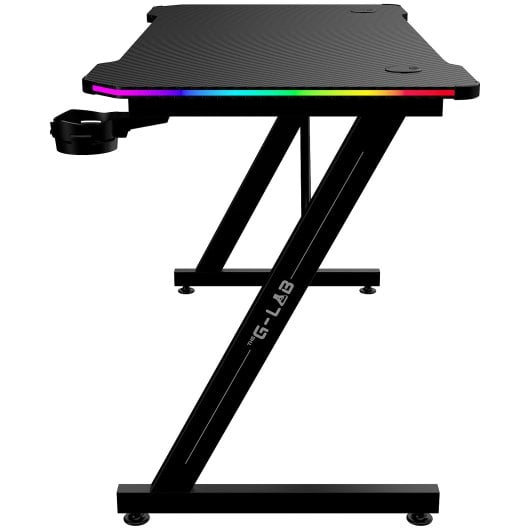 Scrivania Gaming The G-Lab 120cm Metallo e MDF LED RGB
