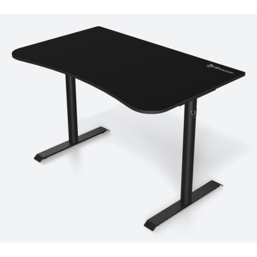 Mesa Gaming Arozzi Arena Small 114cm MDF Acero Pasacables Microfibra Negra