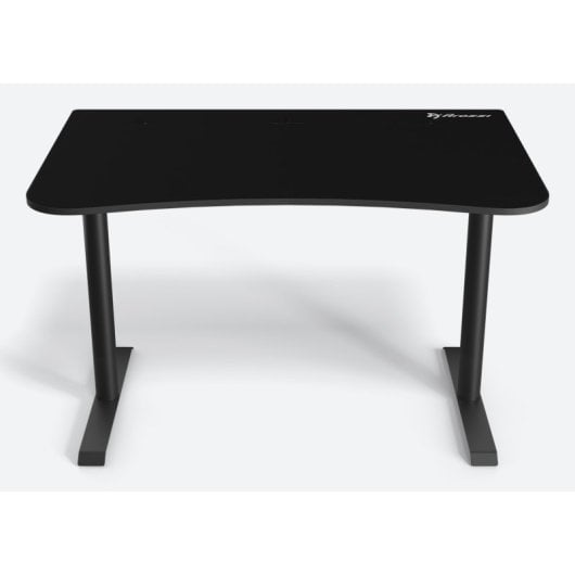 Mesa Gaming Arozzi Arena Small 114cm MDF Acero Pasacables Microfibra Negra
