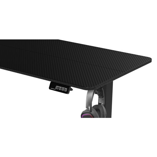 Mesa Gaming Mars Gaming MGD-ERGOPRO 110x60cm Fibra Carbono Estrutura Metálica
