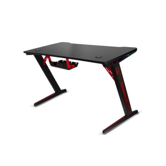 Mesa Gaming Spirit of Gamer 120cm MDF LED Gestão de Cabos Suporte