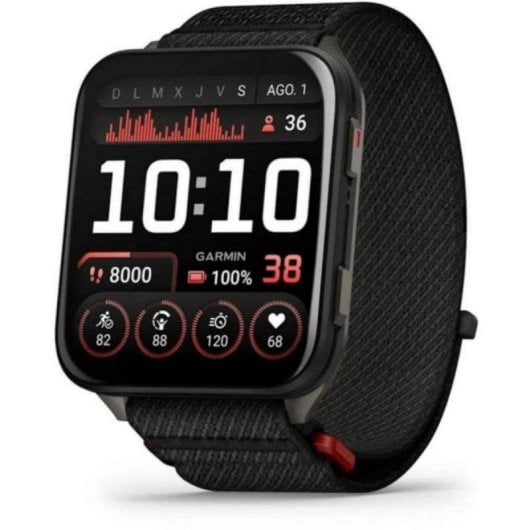 Smartwatch Garmin Venu X1 AMOLED 2" GPS Lente Zafiro Titanio Negro 32GB Bluetooth WiFi