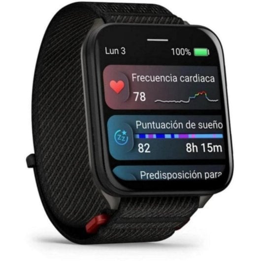 Smartwatch Garmin Venu X1 AMOLED 2" GPS Lente Zafiro Titanio Negro 32GB Bluetooth WiFi