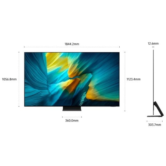 TV Samsung OLED TQ83S95FAE 83" 4K Ultra HD Smart TV Glare Free AI