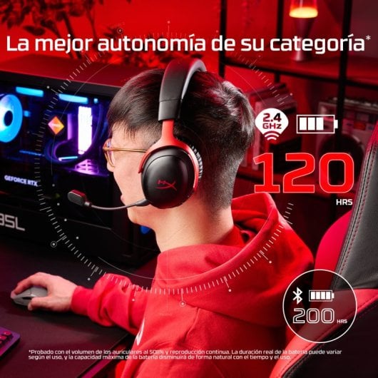 Wireless Headset HyperX Cloud III S Bluetooth 120 Std. Akku DTS Headphone:X