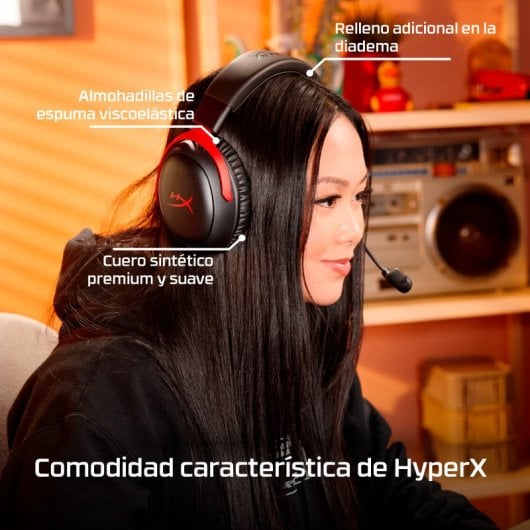 Wireless Headset HyperX Cloud III S Bluetooth 120 Std. Akku DTS Headphone:X