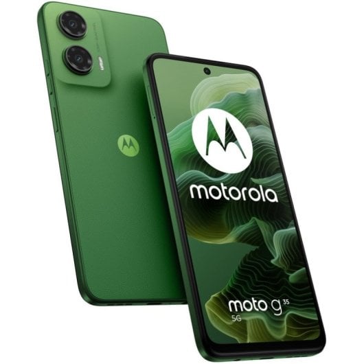 Smartphone Motorola Moto G35 5G 4GB 128GB Android 14 Verde Leaf Green