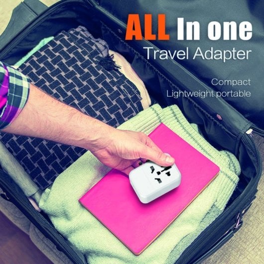 Adaptador Universal NO NAME 651 2 USB-C 2 USB-A Multiplugue Internacional 2500W