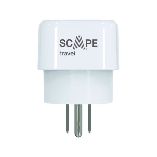 Adaptador Universal Scape Travel 850 Schuko CEE 7/7 a Tipo B USA 3pin 250V 15A 3450W