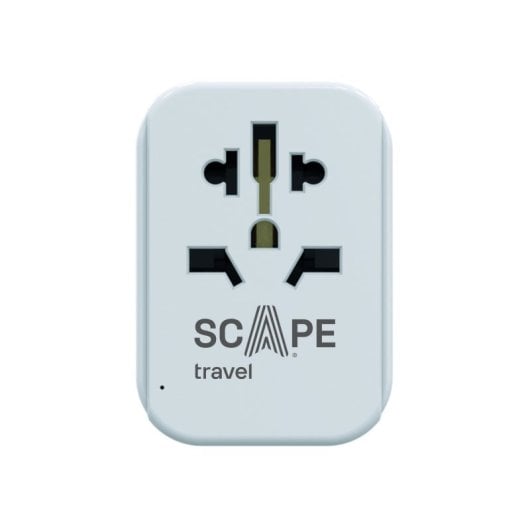Scape Travel 830C Kompakter USB-A auf USB-C Multi-Outlet UK Universal-Reiseadapter