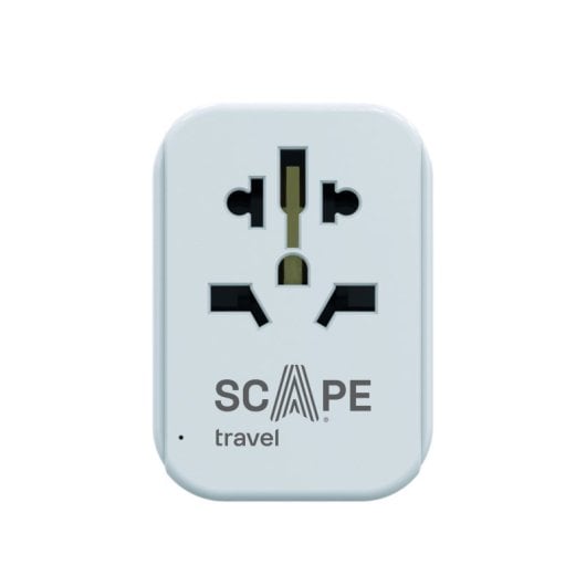 Adaptateur universel SANS NOM 830C Schuko Type F, USB-A x2, USB-C, multiprise internationale