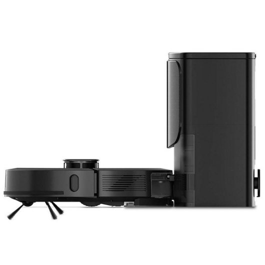 Robot Aspirador y Fregasuelos Nedis WIFIVCL002CBK con Autovaciado Navegación LiDAR 4.000 Pa Control por Voz