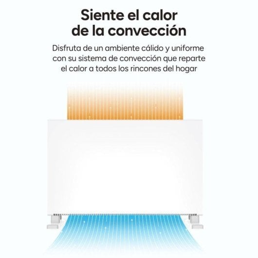 Convettore Elettrico Ksix Blaze 2000W Wifi Touch App Tuya LED Bianco