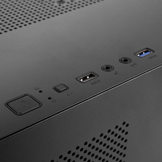 Mars Gaming MC-3TLITE Caixa Gaming Micro-ATX com Triplo Vidro Temperado e Ventoinha FRGB 120mm Preta