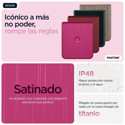 Motorola Razr 60 Ultra 5G 16GB 512GB 7" Rosa