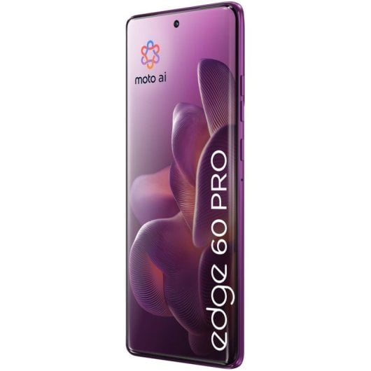 Smartphone Motorola Edge 60 Pro 12GB 512GB Pantalla 1220p IA Púrpura