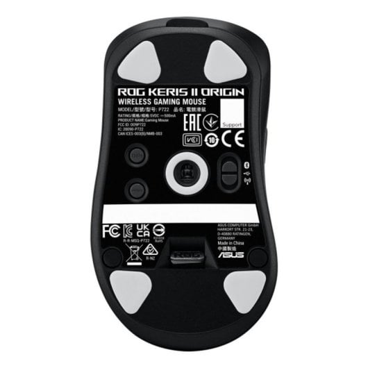 Ratón Gaming ASUS ROG Keris II Origin 42000 DPI Iluminación RGB Inalámbrico/Alámbrico Negro