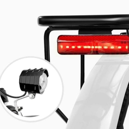 Heybike Cityscape Elektrofahrrad 250 W, 7 Gänge, 26″ Step-Through, LCD-Gepäckträger, 264 lb