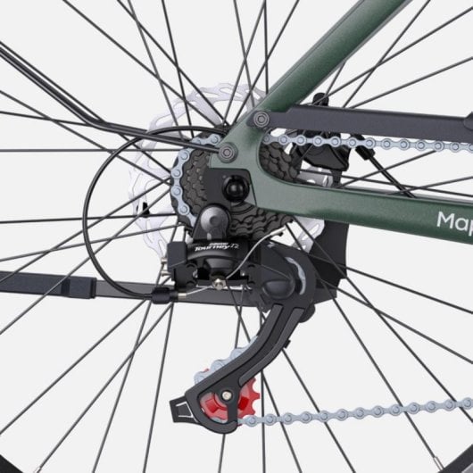 Bicicleta eléctrica ENGWE Motor 250W Fibra de carbono Par 42Nm Sensor de par Ultraligera