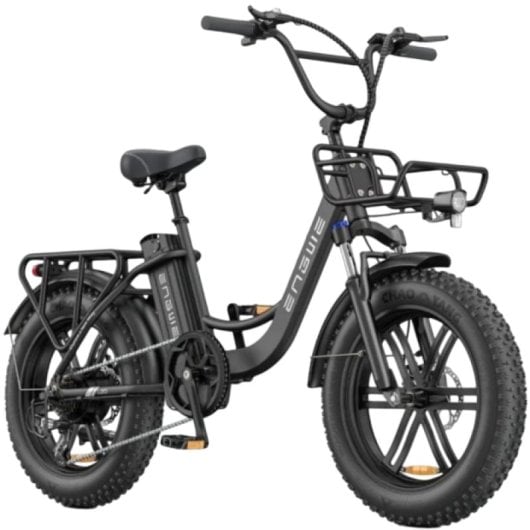 Bicicleta eléctrica ENGWE L20 Boost 126km autonomía frenos de disco botón Power Boost