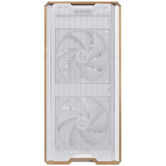 Lian Li Lancool 217 ATX/EATX PC-Gehäuse, Stahl/Holz/Gehärtetes Glas, Weiß, aRGB+Advanced Ventilation