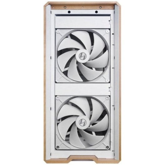 Pc Kast Lancool Lancool 217 Staal/Hout/Tempered Glass aRGB+Geavanceerde Ventilatie