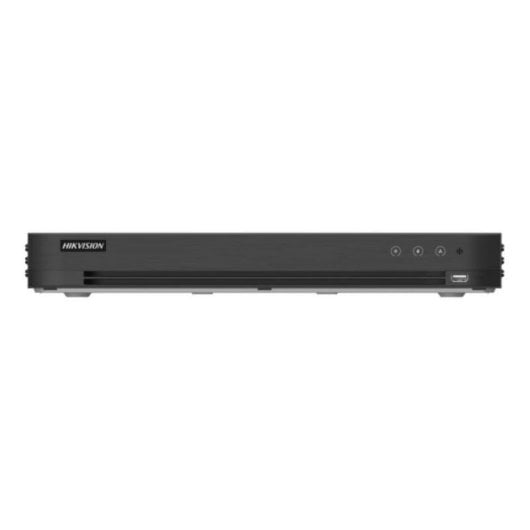DVR Hikvision DS-7216HQHI-K1 4K de 16 canais com reconhecimento facial H. 265 Pro+, disco rígido duplo Gigabit de 24 TB
