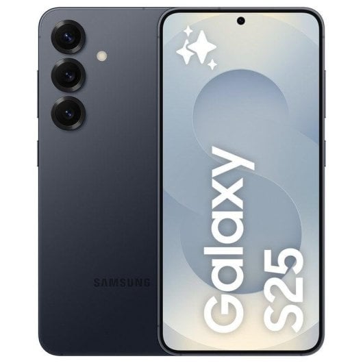 Samsung Galaxy S25 5G 12 Go 256 Go 6,2" Noir Bleu Écran Dynamic AMOLED