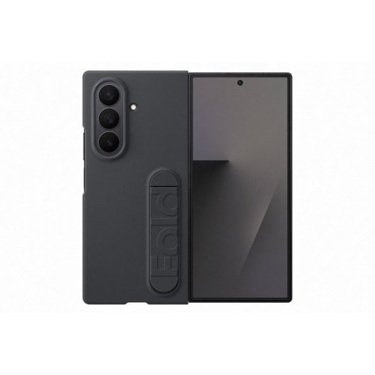 Samsung Funda Silicona negra y protector de pantalla para Z Fold7