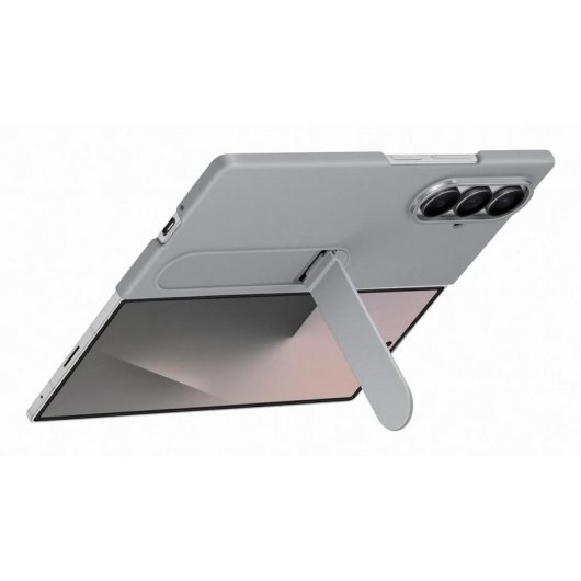 Capa Silicone Samsung Cinzenta com Suporte para Galaxy Z Fold7