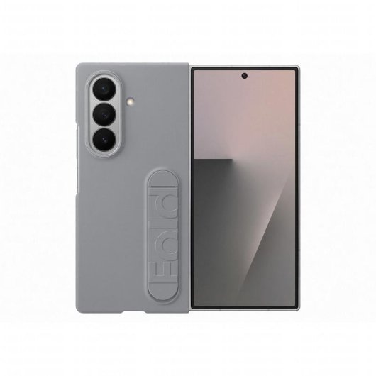 Capa Silicone Samsung Cinzenta com Suporte para Galaxy Z Fold7