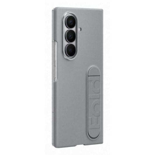 Capa Silicone Samsung Cinzenta com Suporte para Galaxy Z Fold7