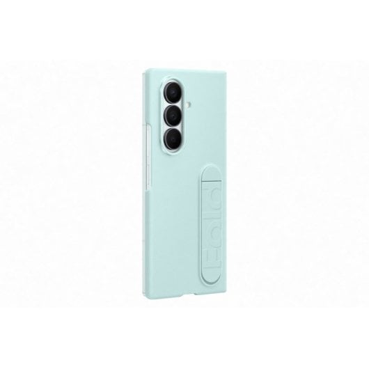 Custodia in silicone verde menta e pellicola protettiva per lo schermo Samsung Z Fold7
