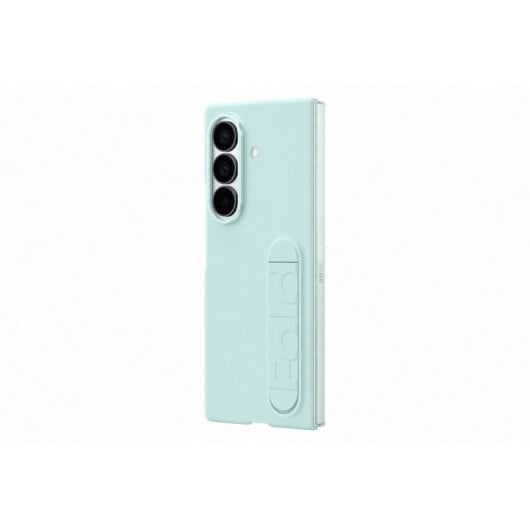 Custodia in silicone verde menta e pellicola protettiva per lo schermo Samsung Z Fold7