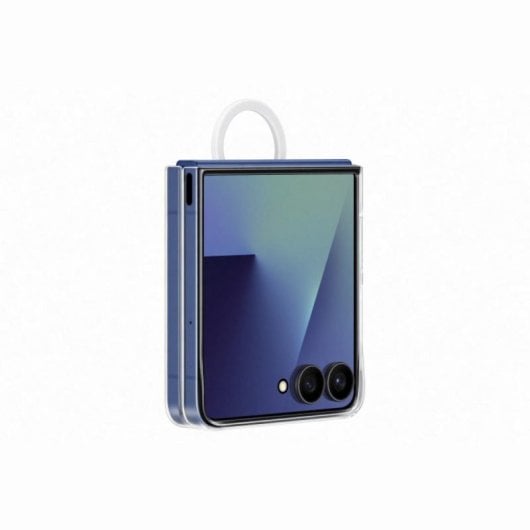 Funda Samsung EF-QF766CTEGWW 17,4 cm (6.85") Transparente Anti-huellas