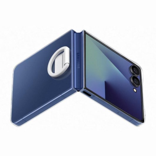 Funda Samsung EF-QF766CTEGWW 17,4 cm (6.85") Transparente Anti-huellas