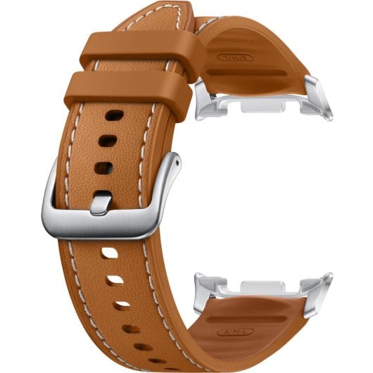 Samsung Correa clásica (S/M/L) marrón oscuro para Watch8/Watch8 Classic