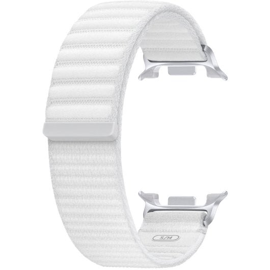 Samsung Weißes geflochtenes Fadenarmband (M/L) für Watch8/Watch8 Classic