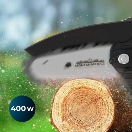 Mini Motosierra MontanaForce 4000 Hand Batería 21V 400W 2 Baterías