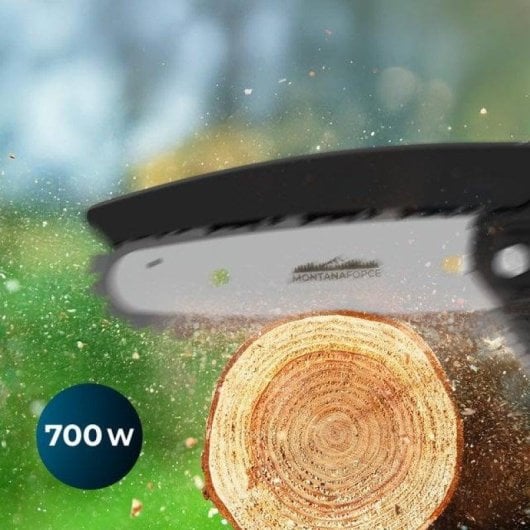 Mini motosierra Cecotec MontanaForce 6000 Hand 6" Brushless 700 W batería 21 V kit completo