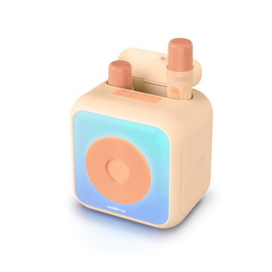 Altoparlante Cube Bluetooth 5.0 30W 2 Microfoni Wireless Effetti Vocali Altoparlante Cube Bluetooth 5.0 30W 2 Microfoni Wireless Effetti Vocali