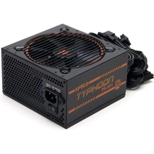 Fuente de alimentación Spyco Typhoon PS-551 550W 80 Plus Bronze Ventilador 12cm