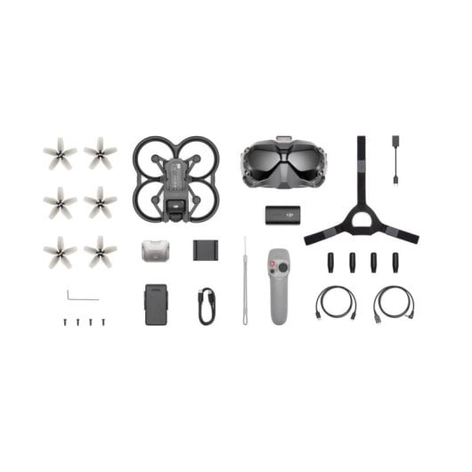 Drone DJI Avata Fly Smart Combo 48MP 4K 27m/s 2420mAh 20GB Negro Gris
