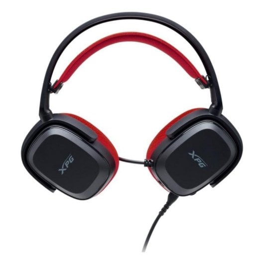 Kopfhörer XPG PRECOG STUDIO Balanced 50 mm Boom-Mikrofon USB-C DAC schwarz rot