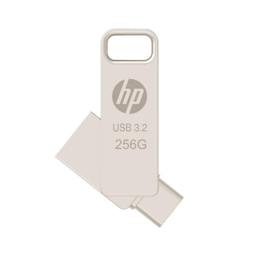 Pen Drive PNY HPFD206C-256 256GB USB Type-A/Type-C 3.2 Gen 2 Prateado