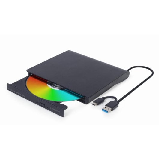 Externe DVD±RW Einheit Gembird DVD-USB-03 USB Typ C Schnellaufnahme Schwarz